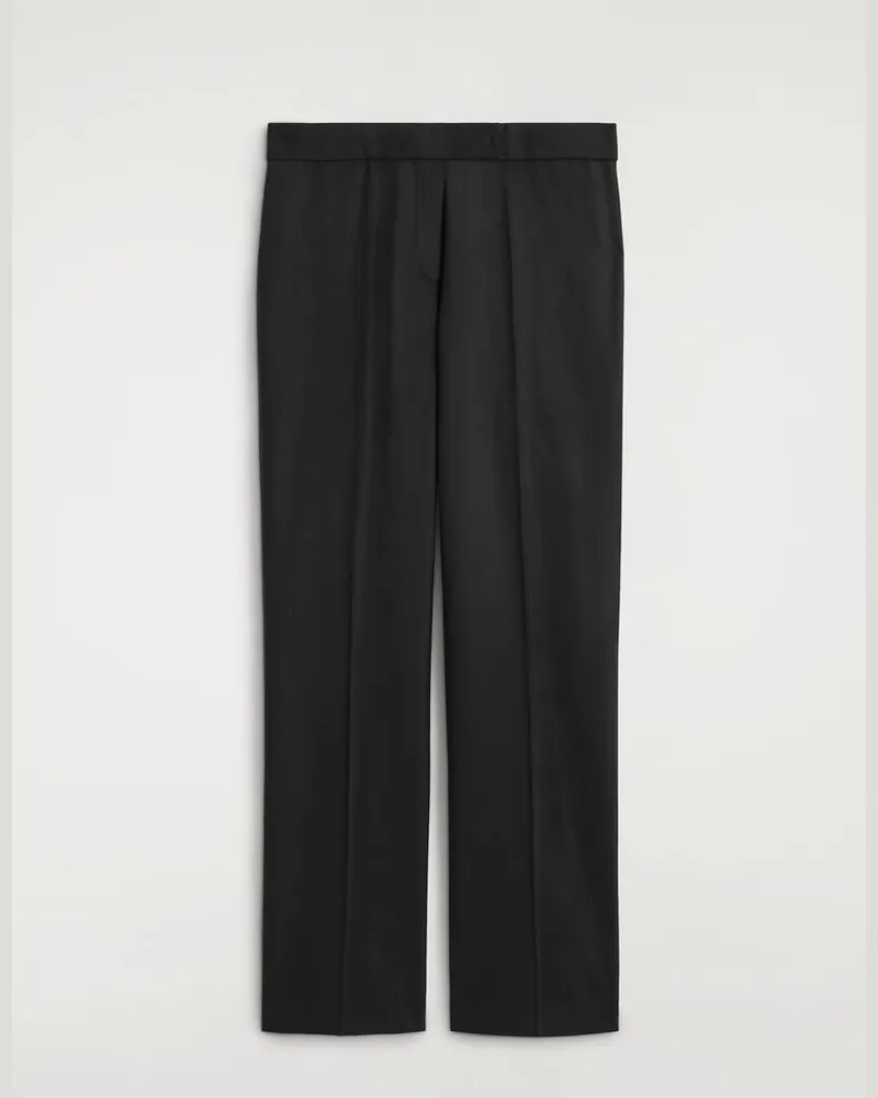 COS Elegante Hose Mit Geradem Bein Schwarz