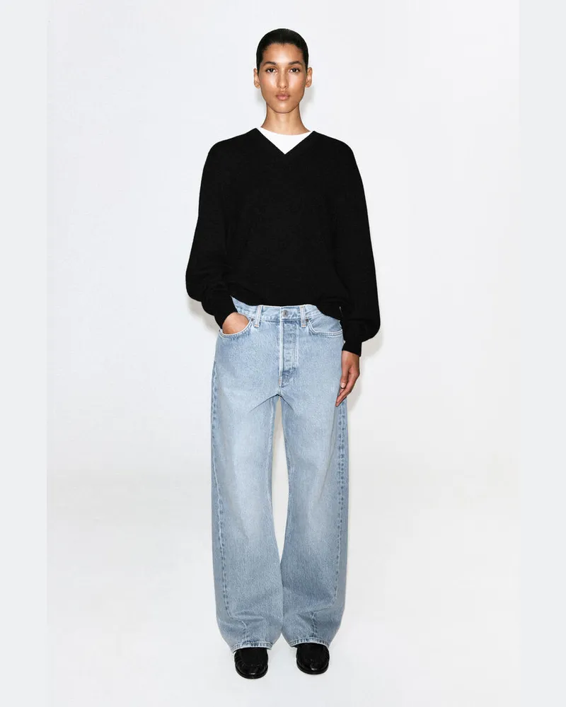 COS Facade Jeans Mit Geradem Bein Blau
