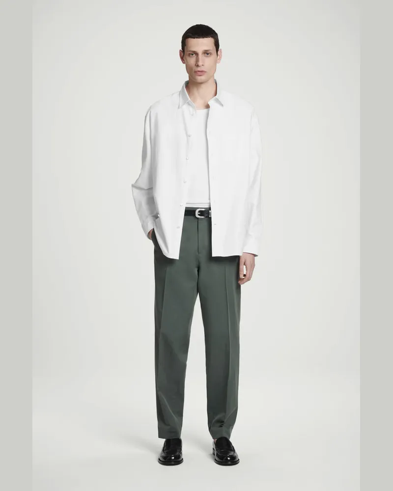 COS Elegante Hose Mit Geradem Bein Grün