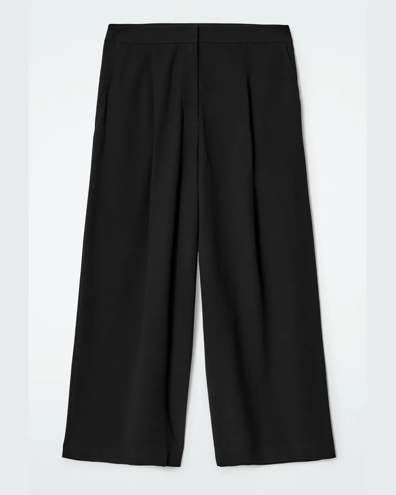 COS Kürzere Hose Mit Weitem Bein Blau