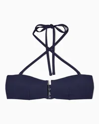 Cos Bandeau-Bikinioberteil Mit Neckholder Navyblau