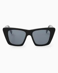 Cos Markante Cat-Eye-Sonnenbrille Schwarz