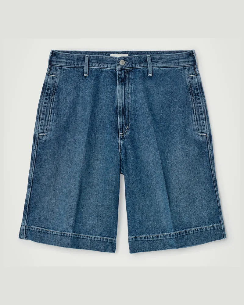 COS Lockere, Leichte Jeansshorts Blau