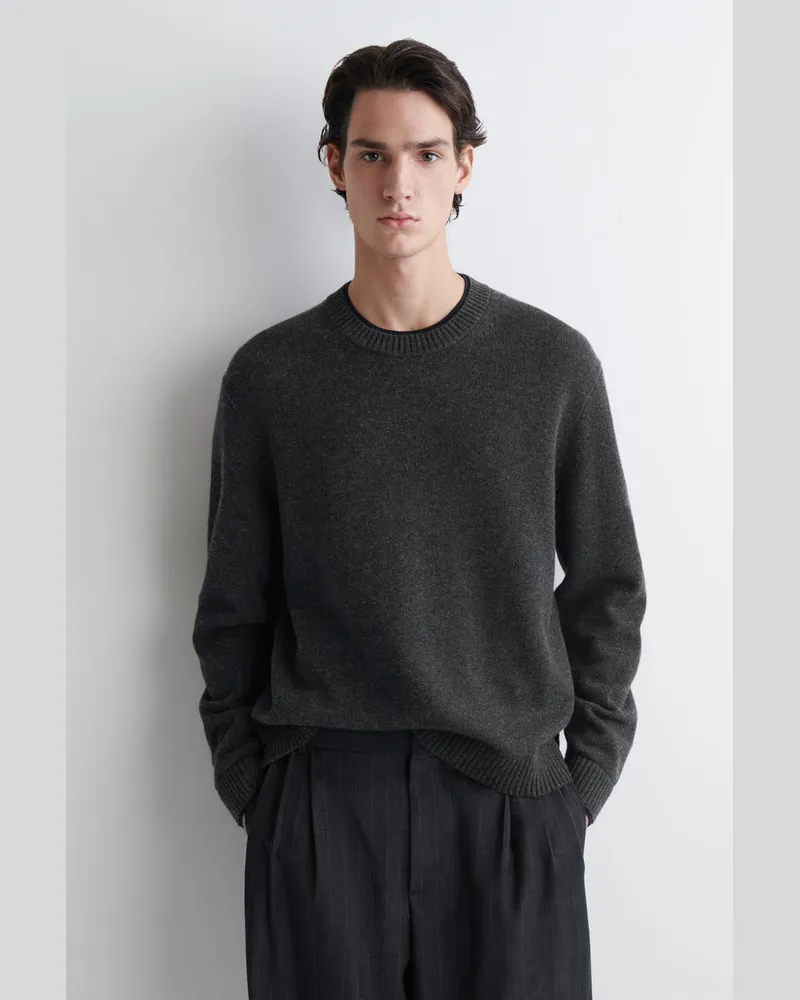 COS Pullover Aus Merinowolle Grau