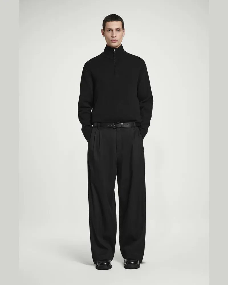 COS Grobe Derbys Aus Leder Schwarz
