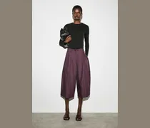 Culottes Aus Baumwolle Mit Falten