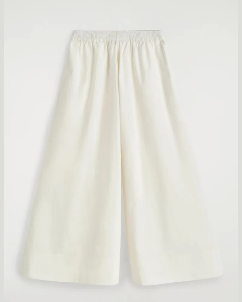 COS Voluminöse Culottes Weiß