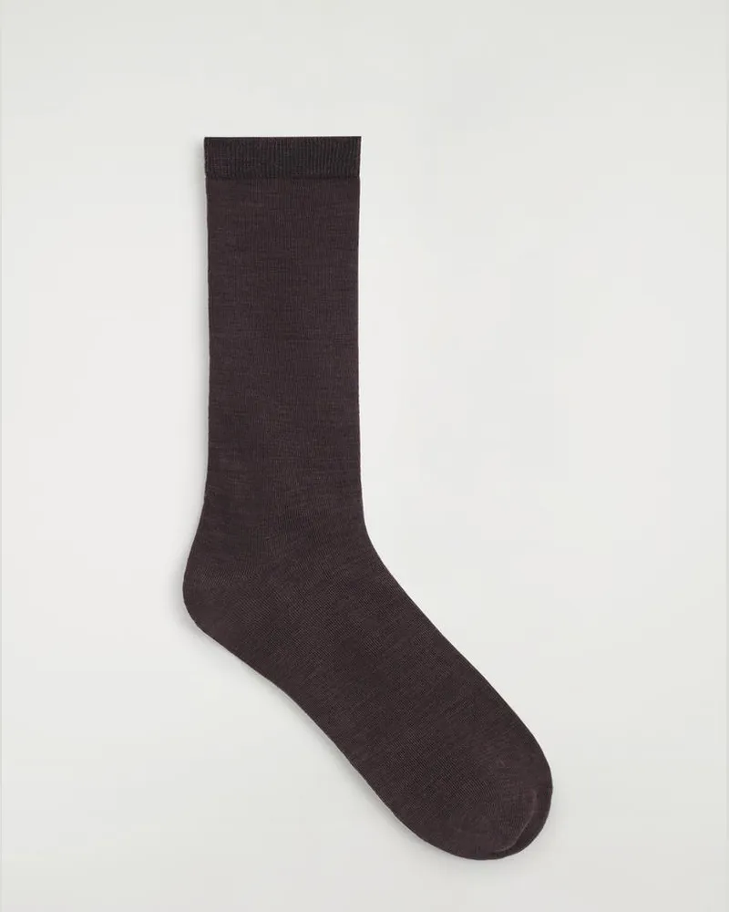 COS Wollsocken Braun
