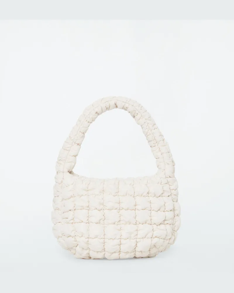 COS Kleine Gesteppte Tasche Beige