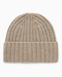 Cos Grobstrick-Beanie Aus Reinem Kaschmir Beige