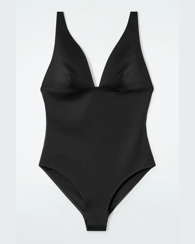 COS Badeanzug Aus Scuba Schwarz