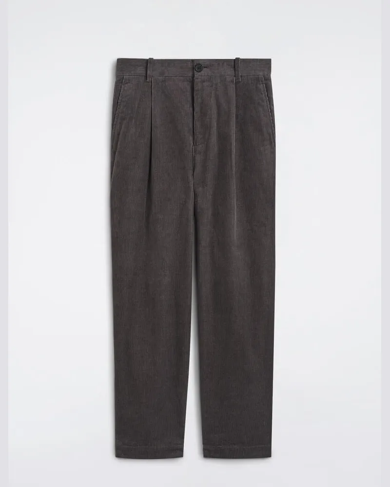 COS Lockere Cordhose Mit Schmal Zulaufendem Bein Grau
