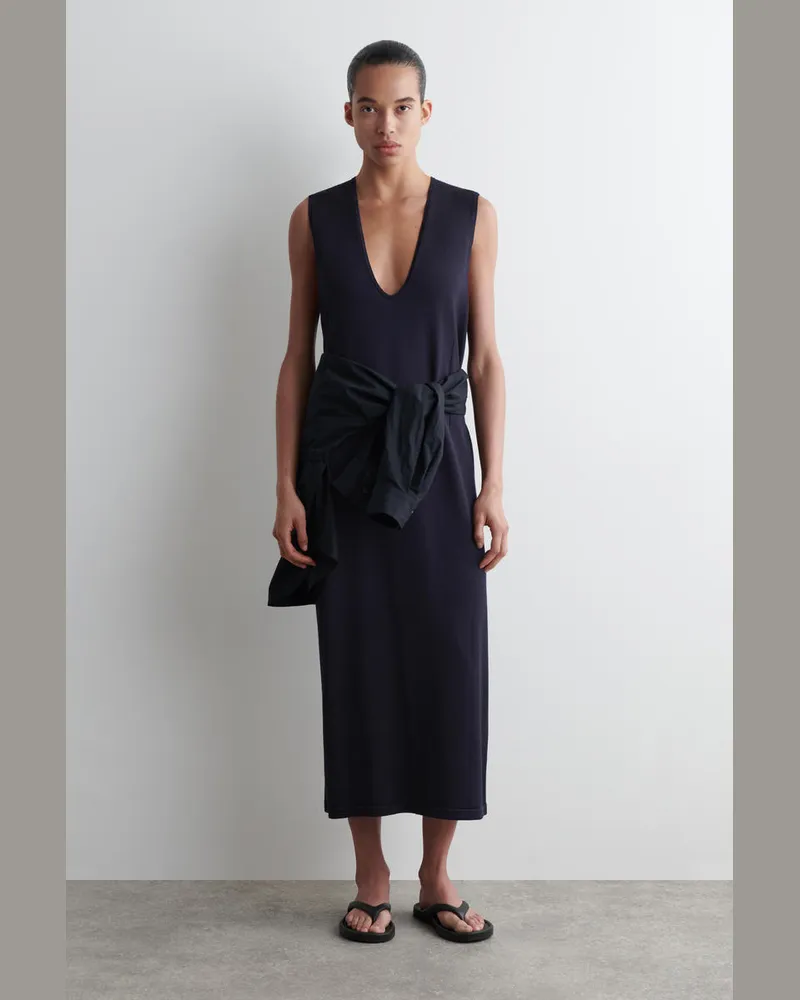 COS Flip Flops Aus Eva Schwarz