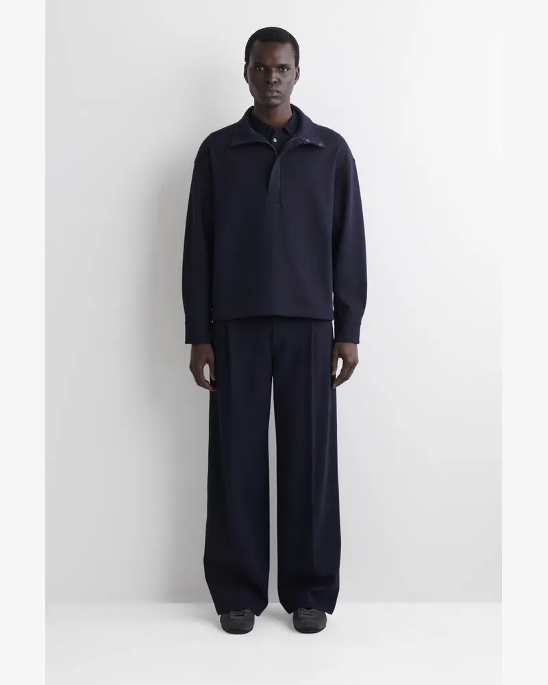 COS Jerseyhose Mit Oversized-Passform Und Weitem Bein Blau