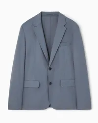 Cos Unstrukturierter Blazer - Normale Passform Blau