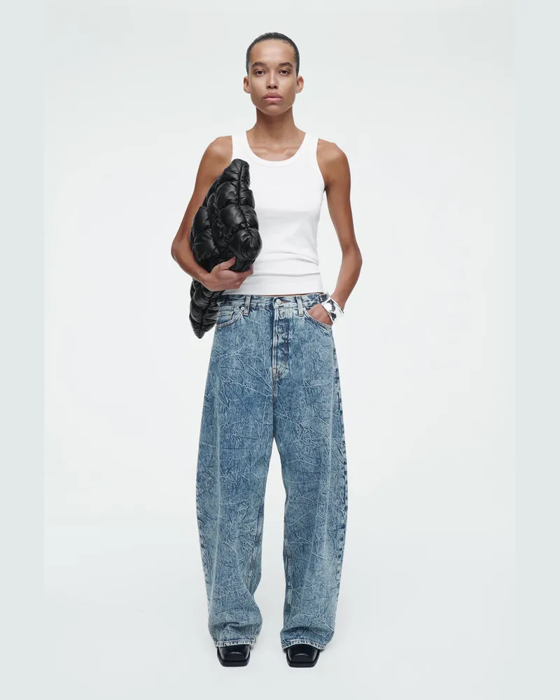 COS Coast Jeans Mit Weitem Bein Blau
