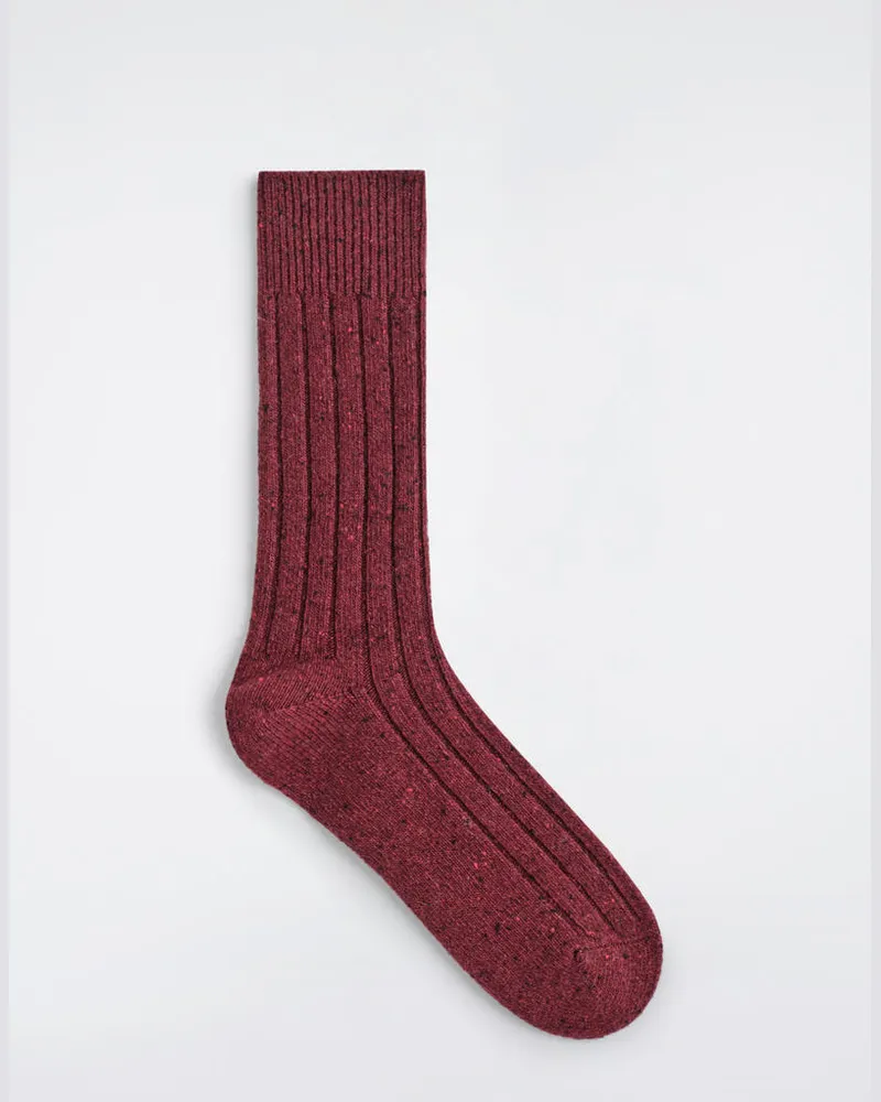 COS Wollsocken Rot