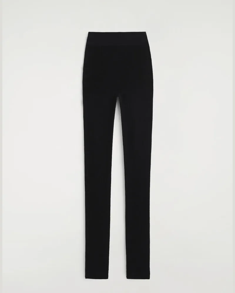 COS Nahtlose Leggings Aus Merinowolle Schwarz