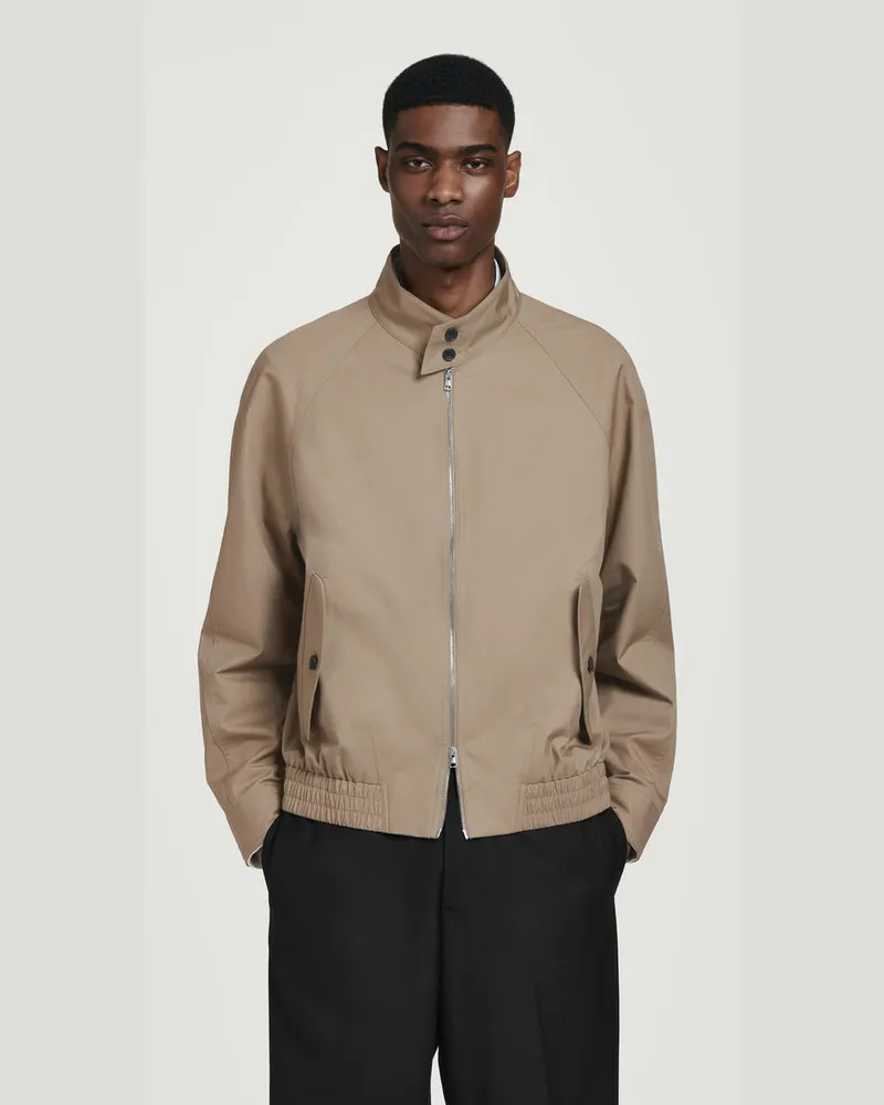 COS Wasserabweisende Harringtonjacke Beige