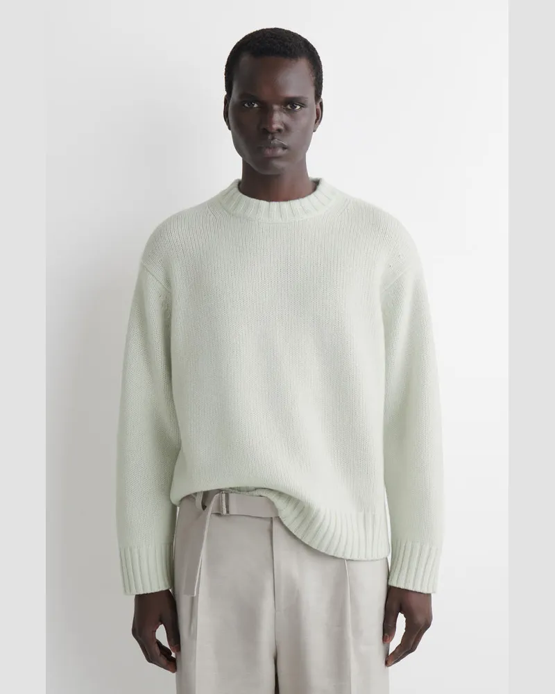 COS Grobstrickpullover Aus Kaschmir Grün