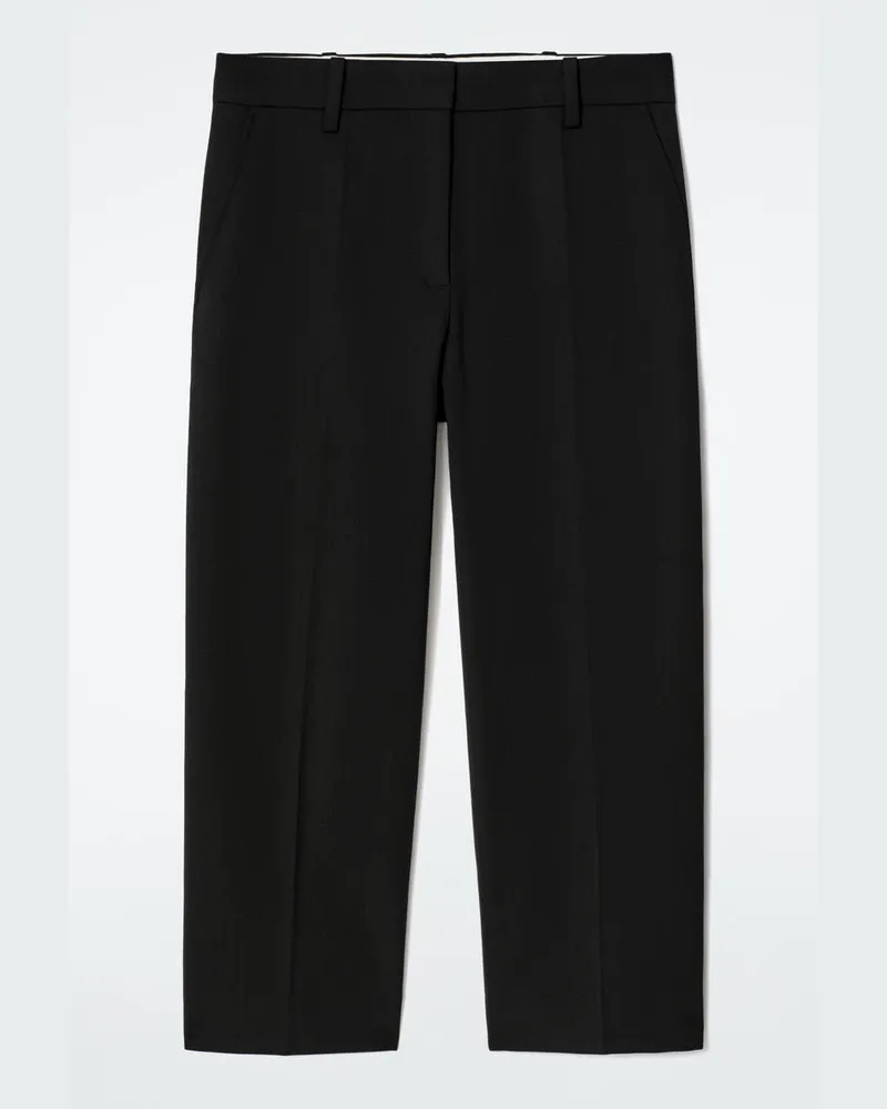 COS Caprihose Aus Woll-Mix Schwarz