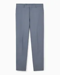 COS Elegante Twillhose - Gerades Bein Blau