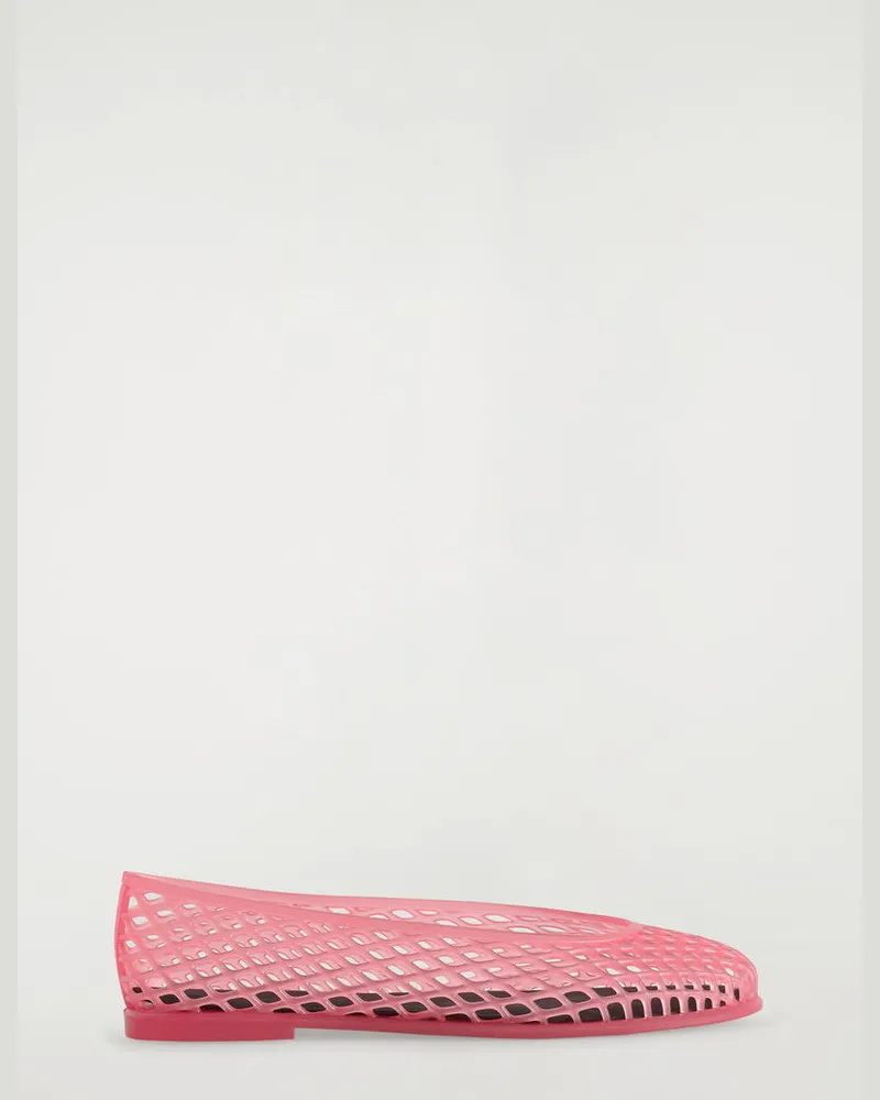 COS Jelly-Ballerinas Mit Cut-Outs Rot