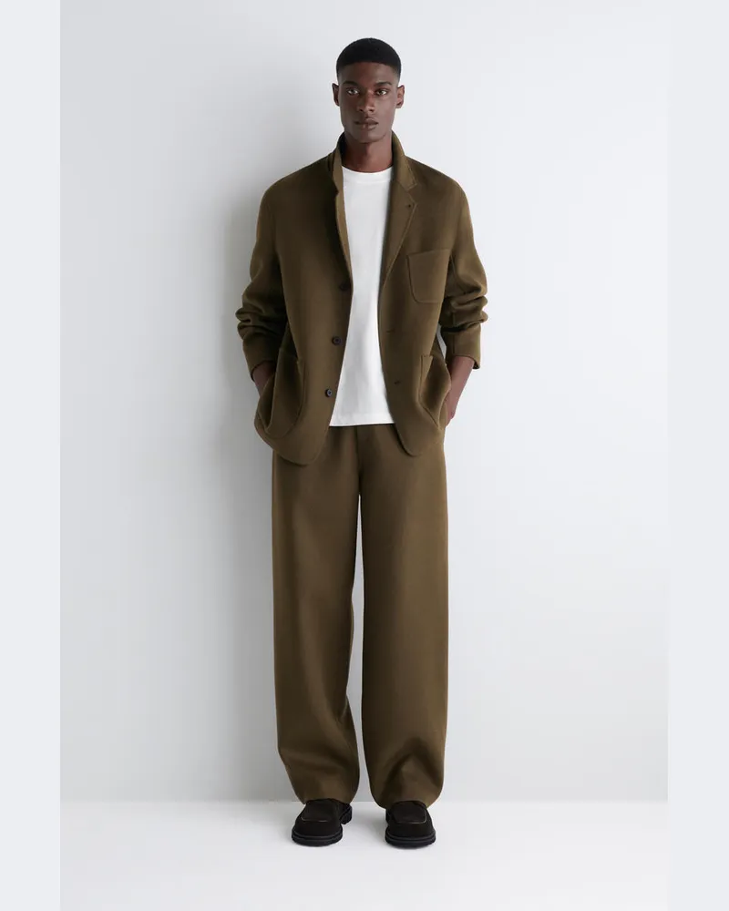 COS Wollhose Mit Weitem Bein Braun