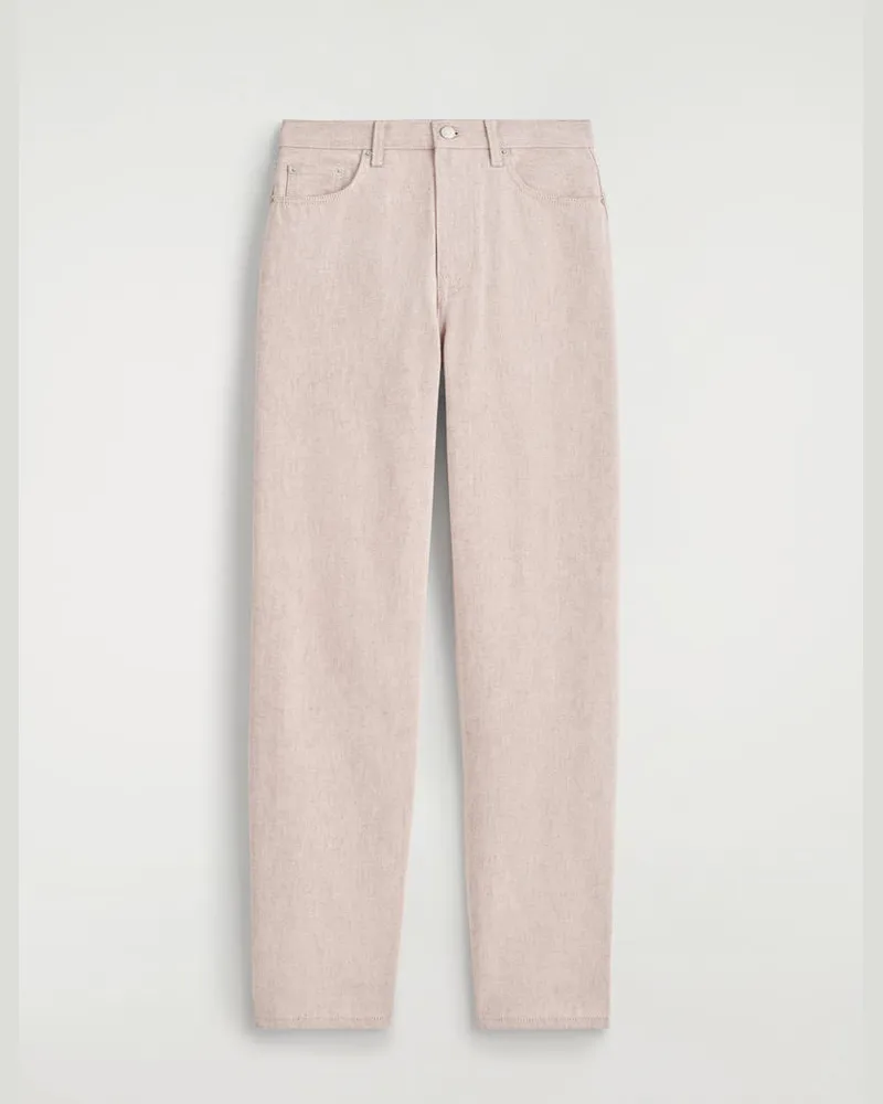 COS Bay Jeans Mit Barrel-Bein Rosa