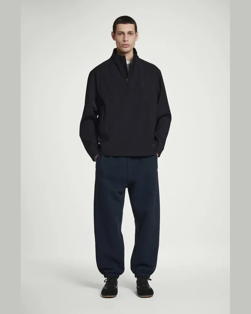 COS Doubleface-Wolljacke Mit Kurzem Reissverschluss Blau