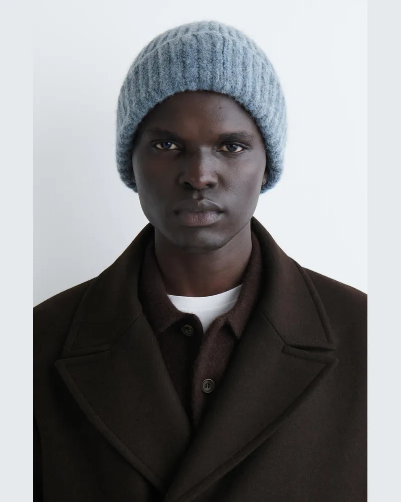 COS Fisherman-Beanie Aus Alpakawolle Blau