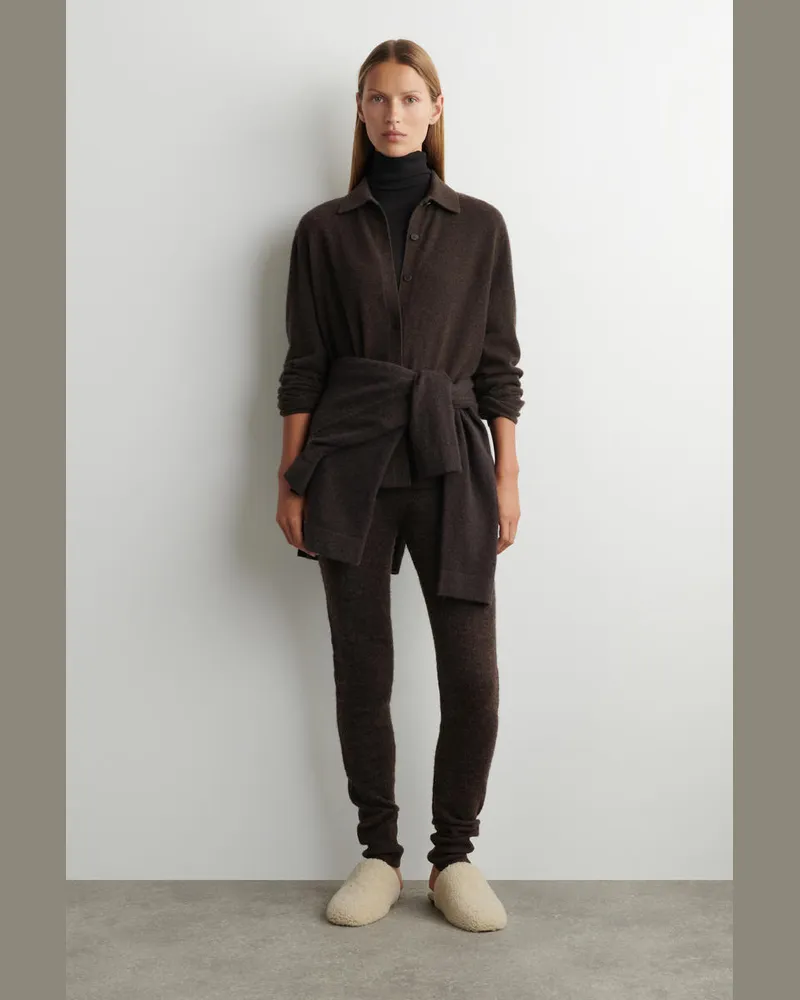 COS Shearling Mules Beige