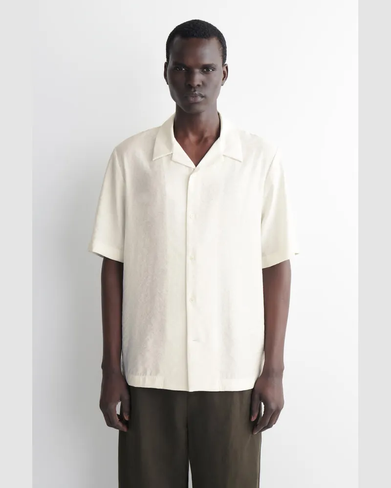 COS Hemd Mit Reverskragen Weiß