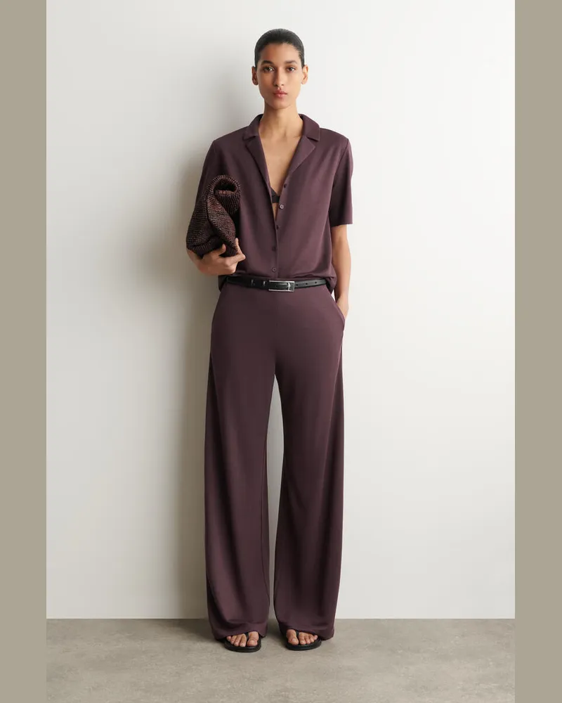 COS Hose Aus Modal-Jersey Rot