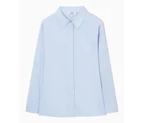 Tailliertes Oversized-Hemd Aus Popeline