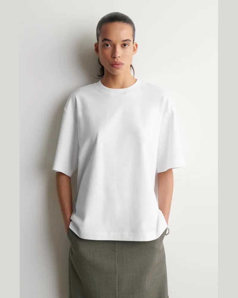 COS Oversized-T-Shirt Weiß