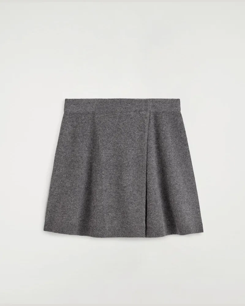 COS Mini-Wickelrock Aus Merinowolle Grau