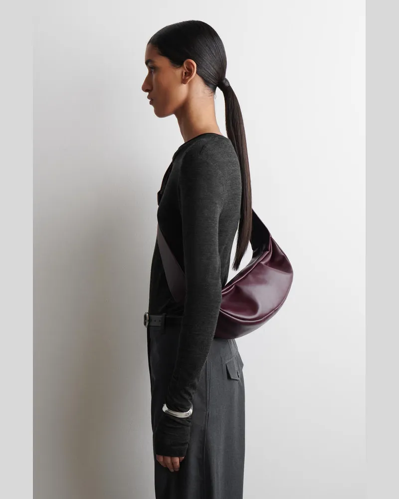 COS Swing Umhängetasche - Leder Rot