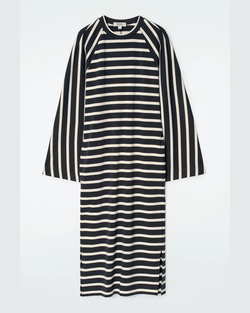 COS Column Dress Aus Jersey In Midilänge Blau
