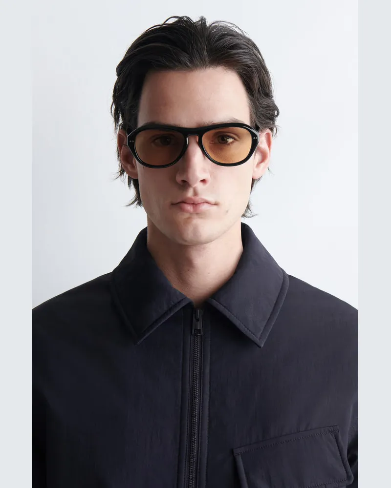 COS Sonnenbrille Mit Ovalem Rahmen Schwarz