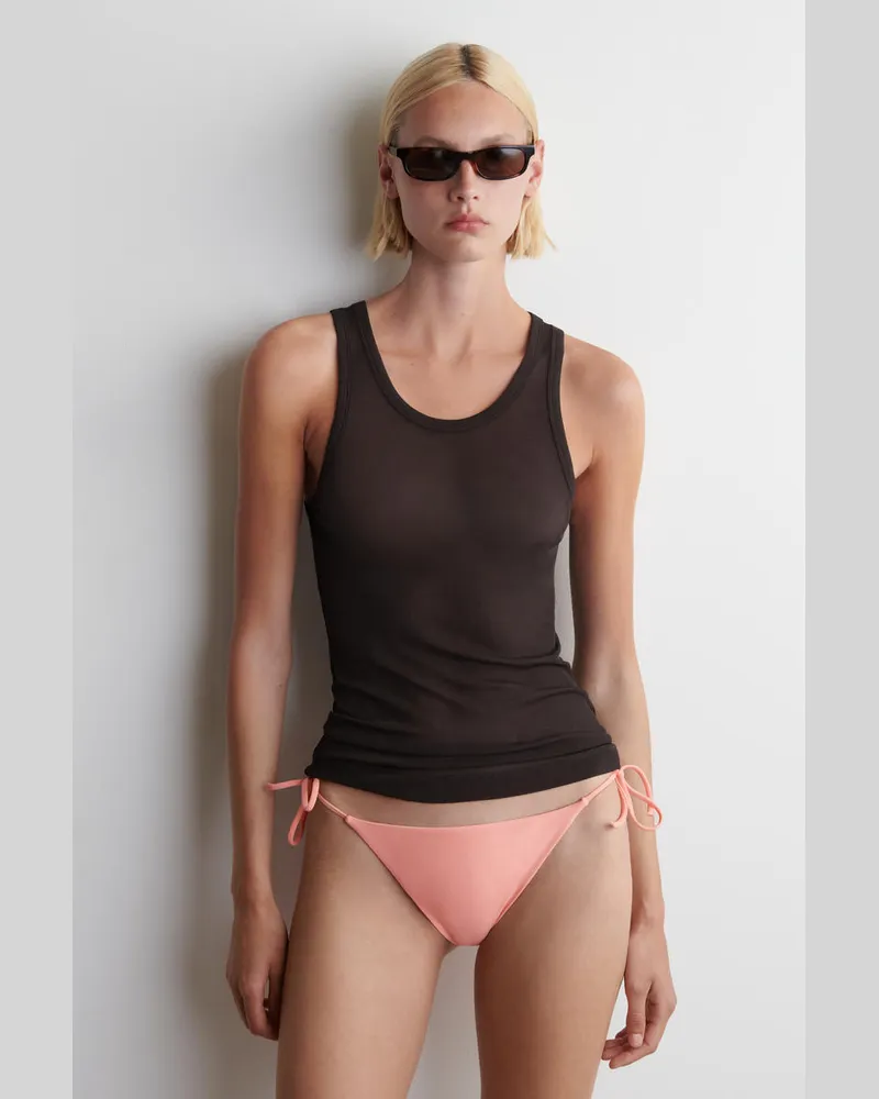 COS Bikinihose Zum Binden Orange