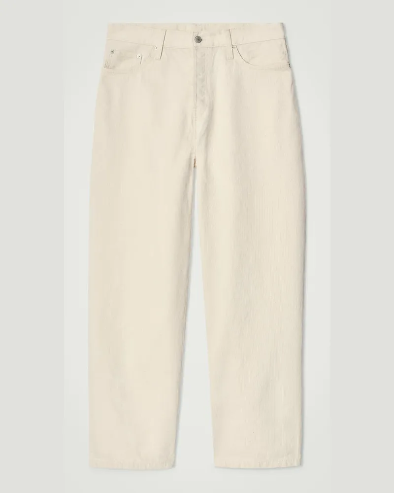 COS Rider Jeans Mit Geradem Bein Weiß