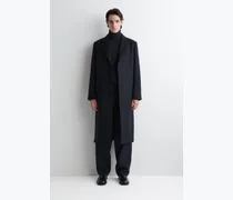 Langer Einreihiger Wollmantel