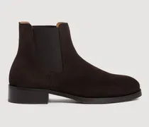 Chelsea Boots aus Spaltleder