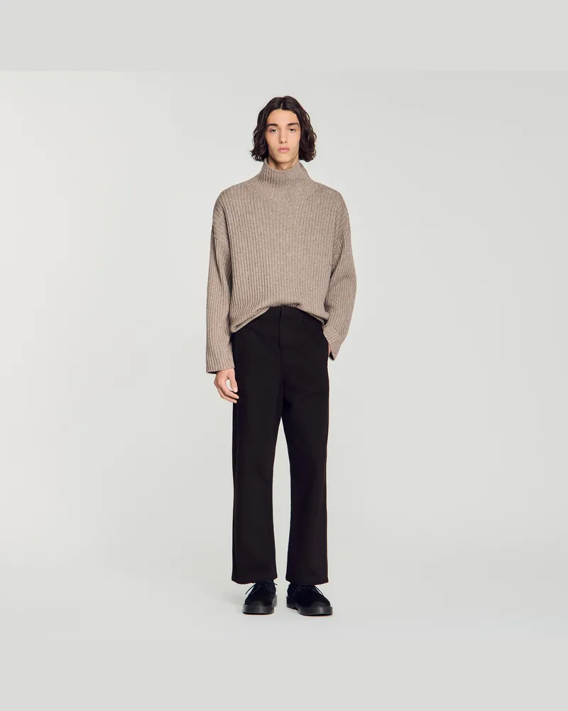 Sandro Barrel-Jeans Schokolade