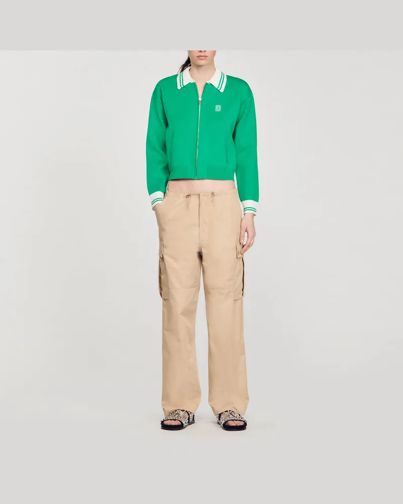 Sandro Cargohose Beige