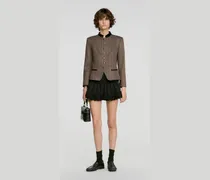 Gestreifter Blazer aus Wolle