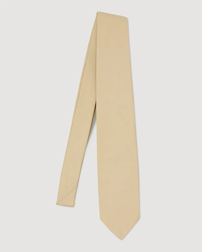 Sandro Breite Krawatte Beige