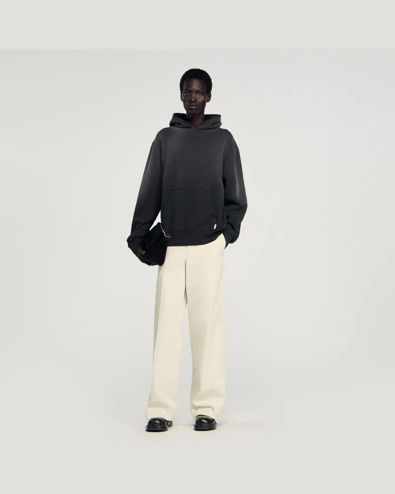 Sandro Oversize-Sweatshirt Schwarz