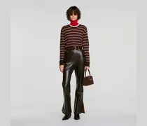 Hose aus Leder im Used-Look